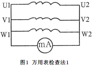 電機(jī)萬用表檢查